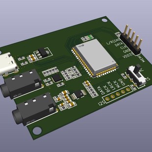 MEMS数字MIC麦克风 PCM 咪头 硅麦转I2S 模拟输出DAC模块 解码 PDM