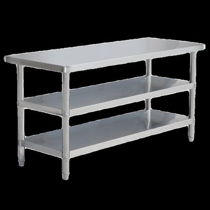 不锈钢工作台厨房专用操作台打荷台灶台架定做饭店切菜案板桌商用