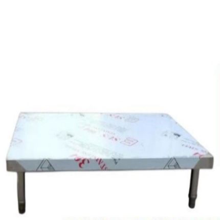 单层不锈钢工作台厨房操作台一层打荷台饭店灶台架切菜桌打包装台