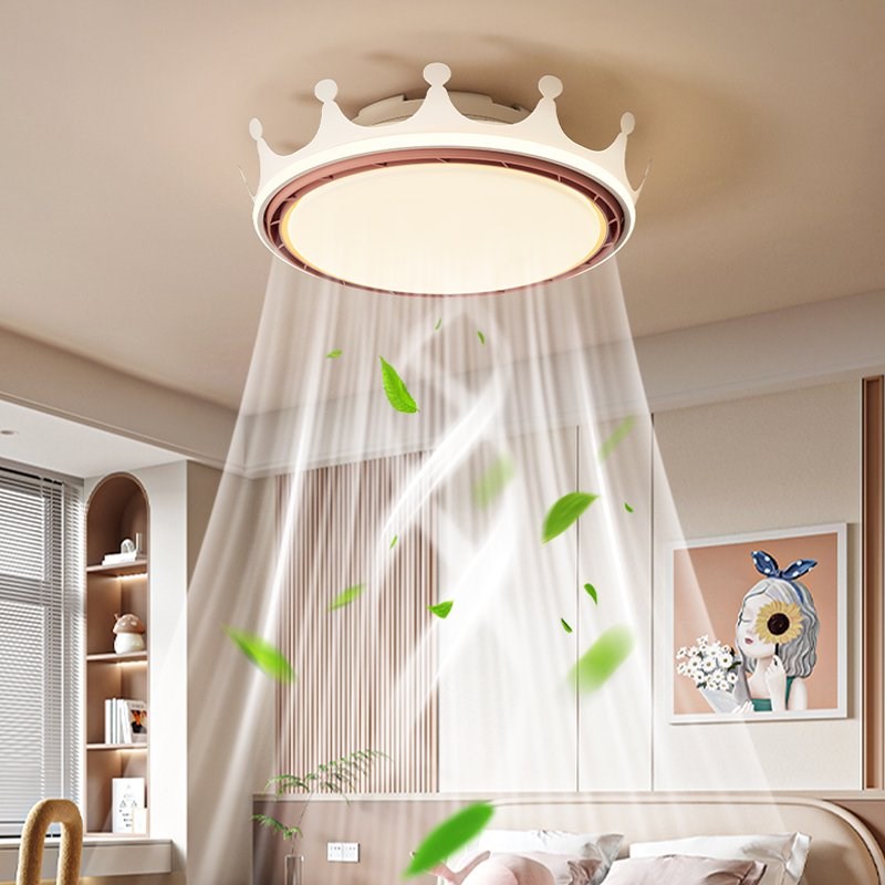 励昌无叶风扇灯2025年新款吊扇灯客厅餐厅风扇吊灯卧室无叶风扇灯