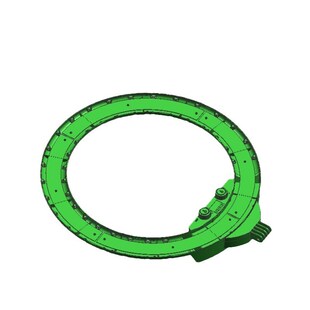 化妆镜灯壳开模注塑加工 直播环形灯外壳化妆镜补光灯塑料壳模具