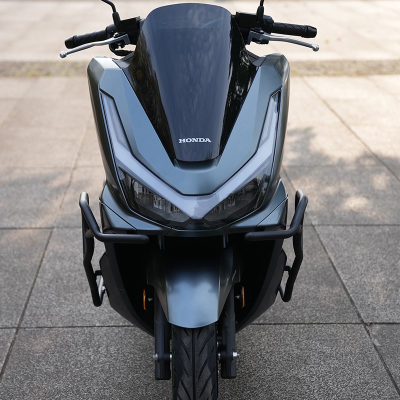 适用于本田25款PCX160护杠改装保险杠加强排气防摔杠WH150T-3尾架