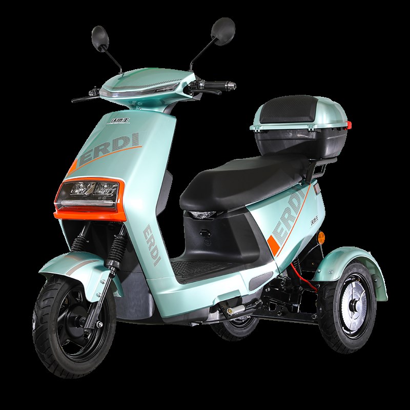 电动三轮车高速不倒翁小型家用防摔代步车外卖双电机摩托车爬坡王