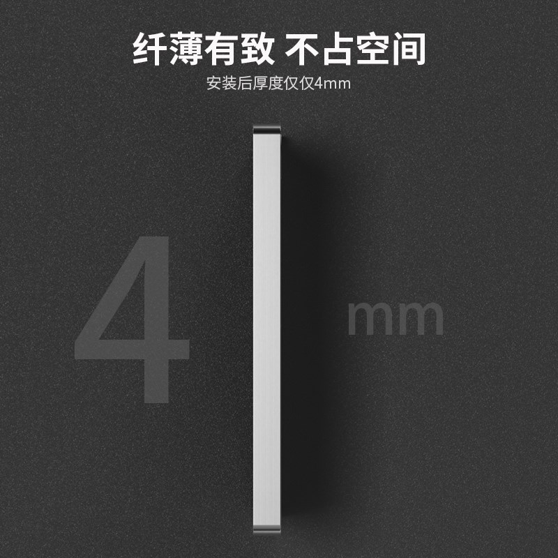 86型暗装嵌入式超薄隐形隐藏不锈钢地插座防水防尘五孔网线地面插