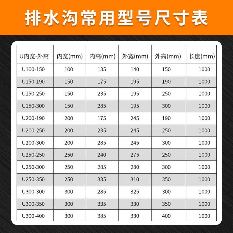 304不锈钢线性排水沟雨水盖板  直排弧形水槽雨水篦子