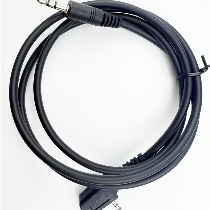 对讲机耳机转换线通用K转3.5插口线连接线K转3.5单针插头音频线