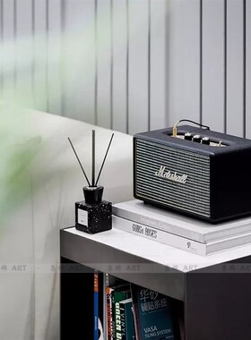 轻奢样板房样板间书桌装饰品儿童书架摆设卧室床头柜摆件音响道具