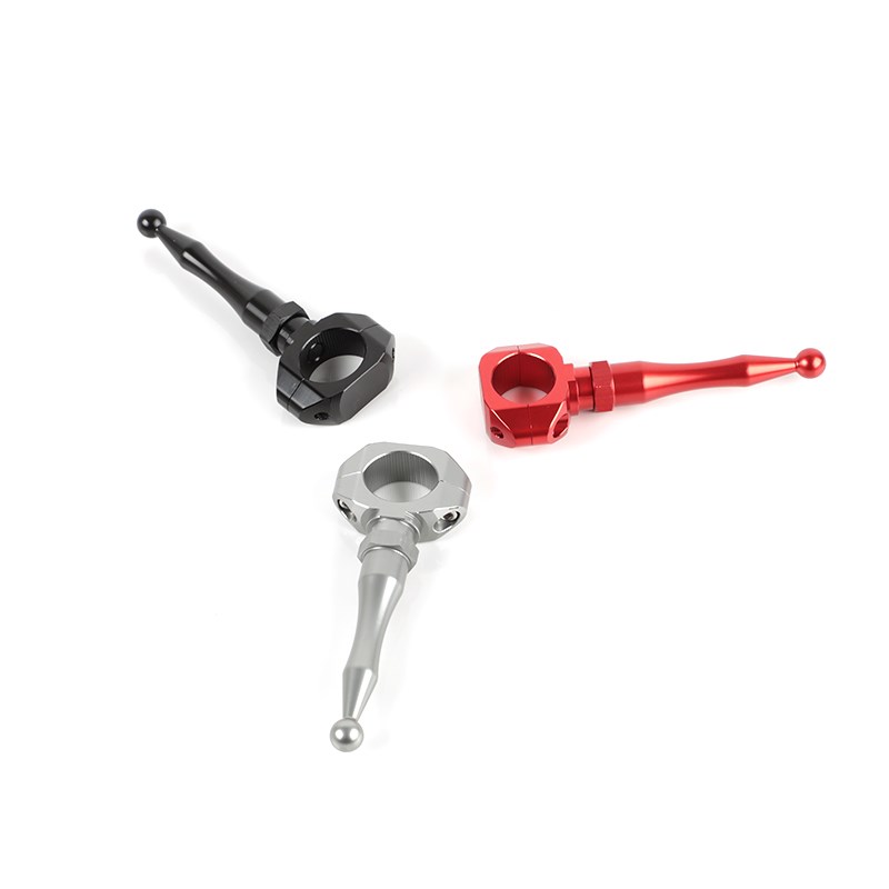 摩托车通用改装边撑侧架辅助块侧踢加长电动车踏板车脚踢架延长杆