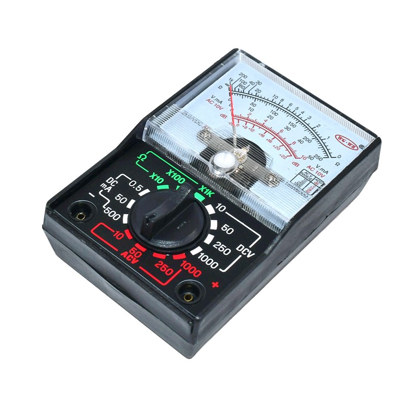 MF-110A迷你小型可携式指针机械万用电表家用欧姆实验电压电流多