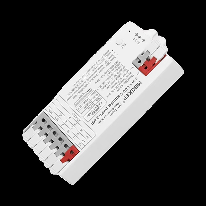 MIBOXER LED灯带智能控制器RGB 3合一2.4G语音远程定时开关调光器