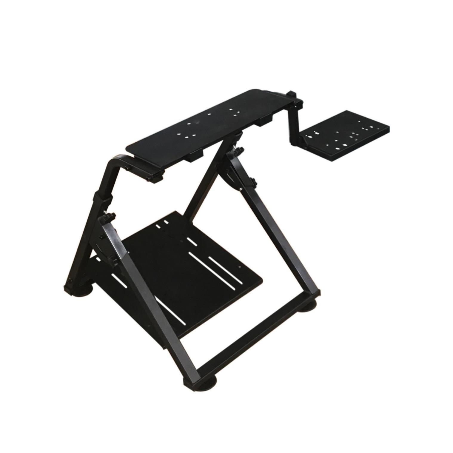 升级X型折叠赛车模拟游戏方向盘支架罗技g29g27t300t500FANATEC