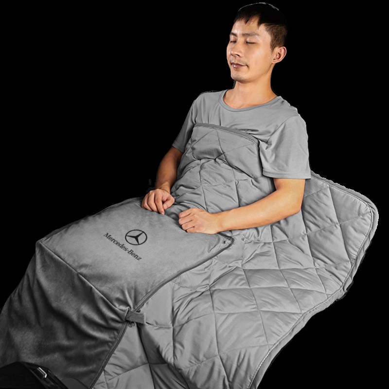 汽车腰靠被两用折叠奔驰宝马奥迪车内车用品抱枕被空调被车载被子