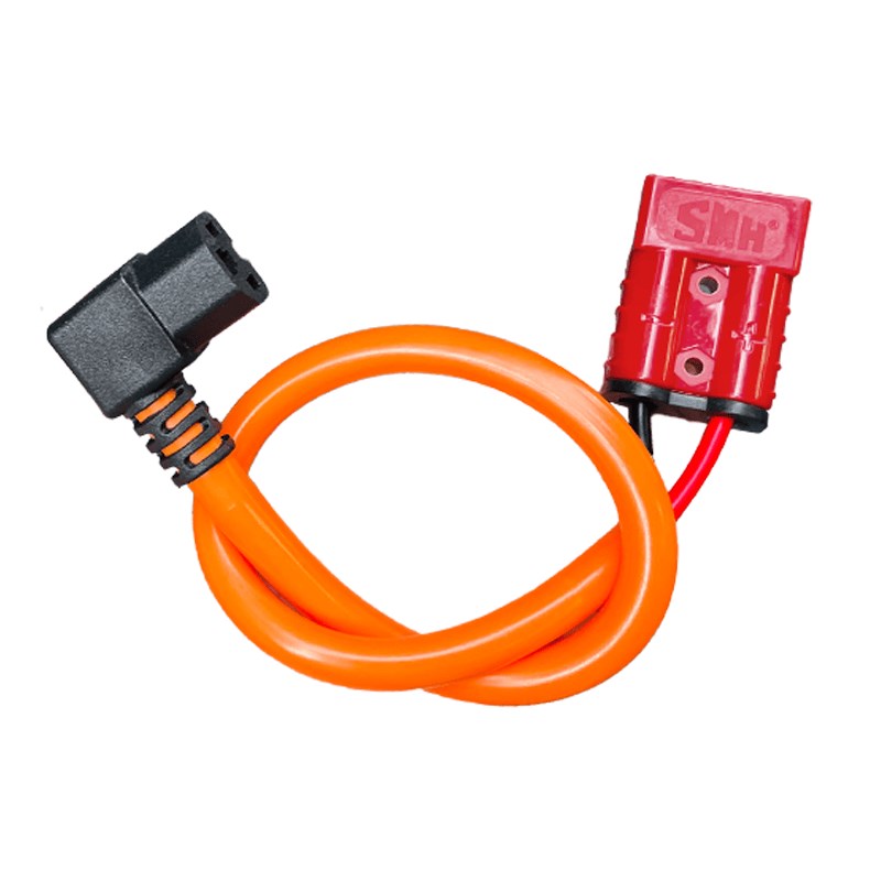 电动车电瓶转换头连接锂电池转接头6平纯铜线芯50A品字母头转换线