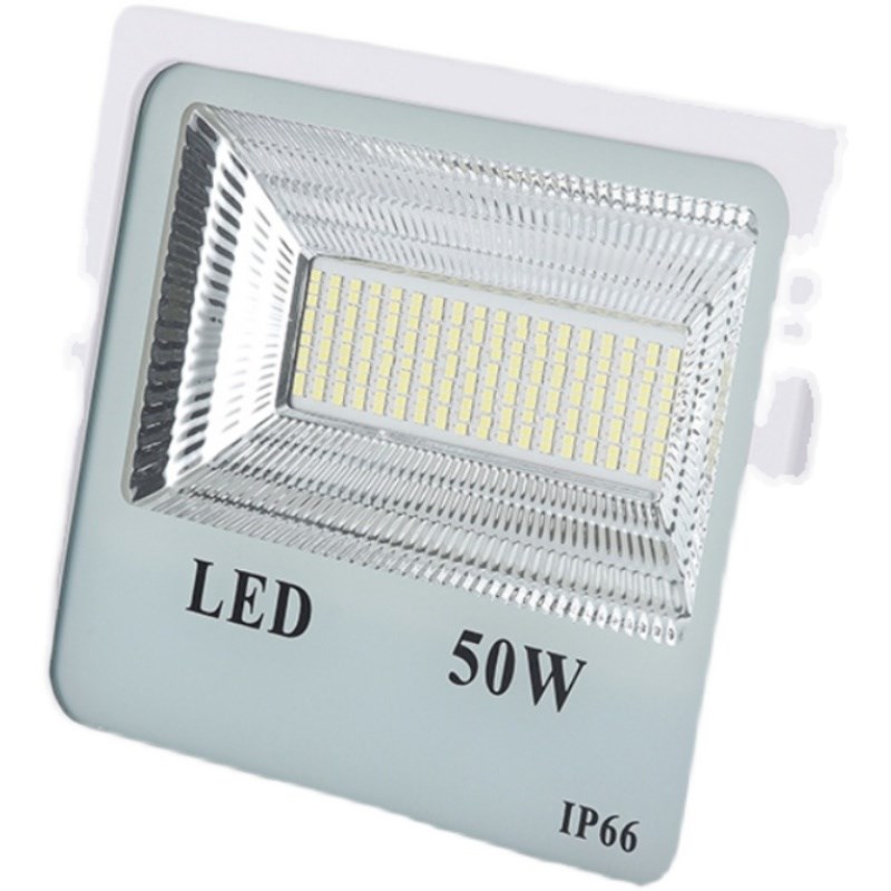 渔船灯抗干扰LED24伏高亮电瓶地摊直流50W100W灯12v低压投光灯