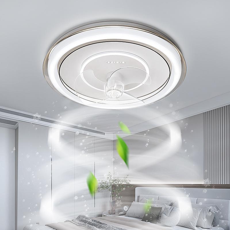 2024年新款卧室风扇吸顶灯隐形电风扇灯吊扇灯餐厅厨房灯吊灯