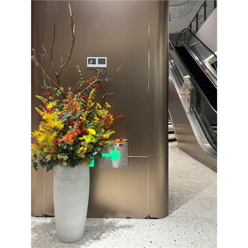 大中型落地台面假花仿真花客厅酒店家居千层金花束摆件蕙兰绣球花