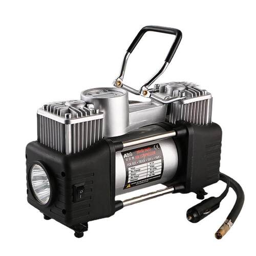 车载充气泵双缸充气泵便携式汽车迷你打气泵轮胎tire inflator