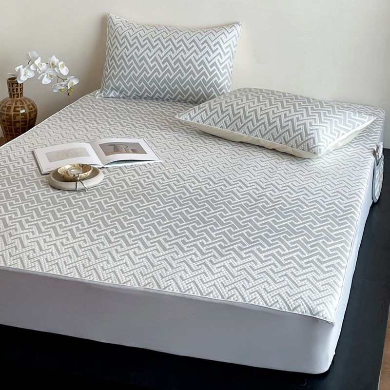 高端进口速干韩国席超高分子冰丝席三件套可机洗空调软凉席床笠款