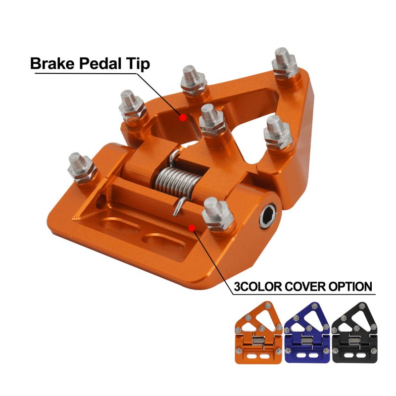 适用于新款KTM 胡斯瓦纳恒舰越野摩托车改装配件脚刹头刹车头加长