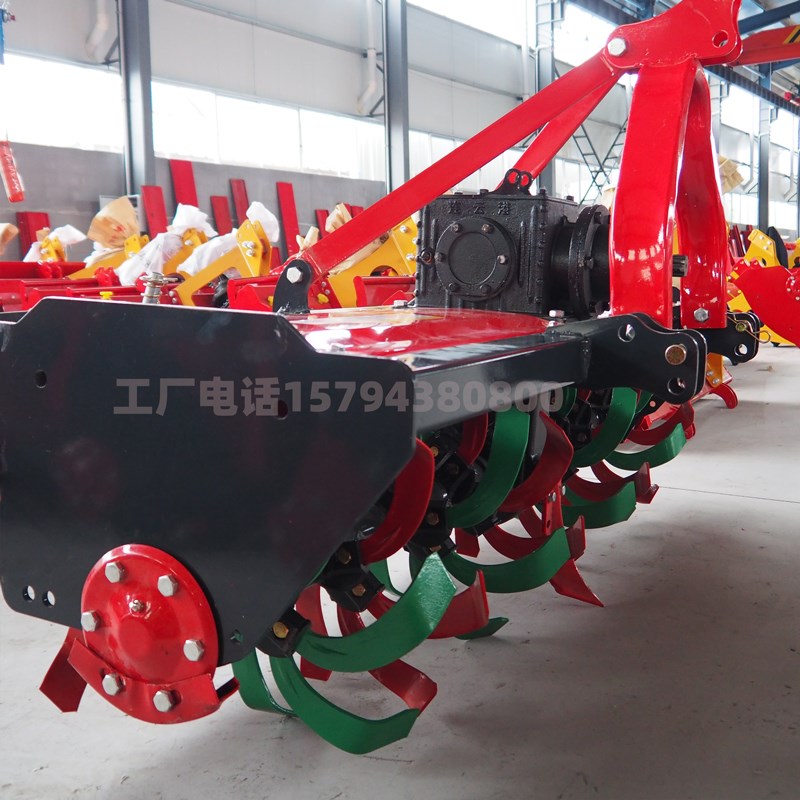 新款旋耕机四轮拖拉机带后置型号大板翻地耙大板式微耕犁地深耕机