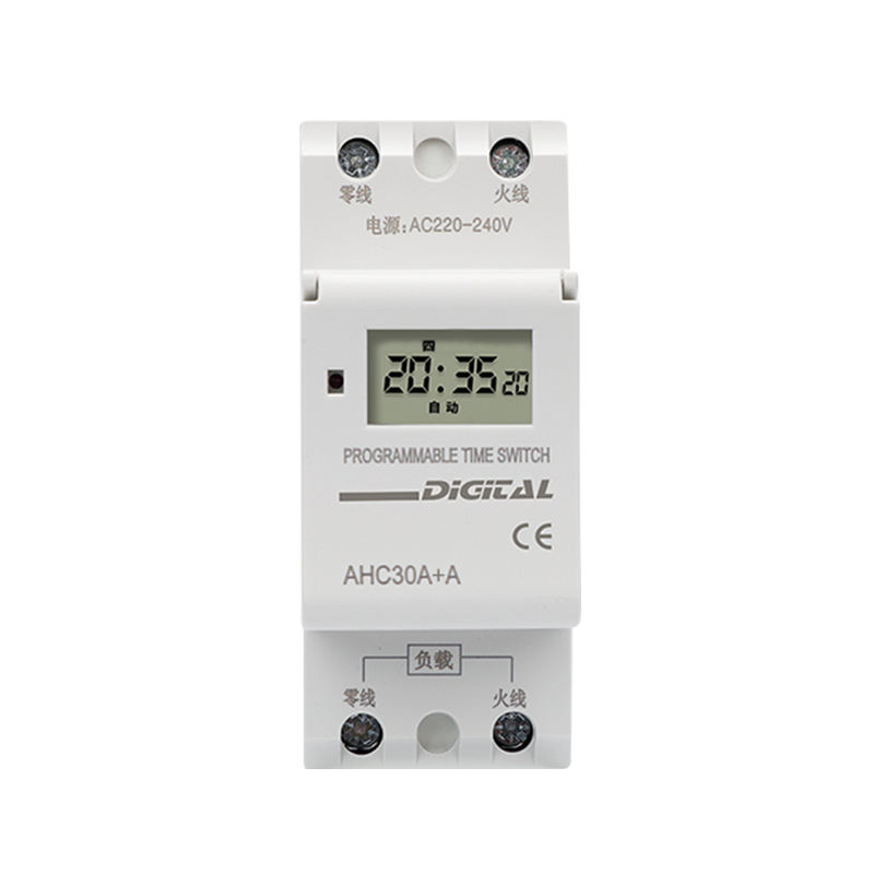 智能时控开关电源定时器招牌自动断电循环倒计时水泵导轨式控制器