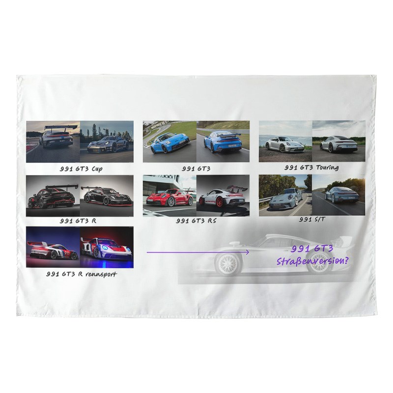保时捷911 992 GT3 RS蛙王赛车超跑汽车写真海报装饰背景墙布挂布