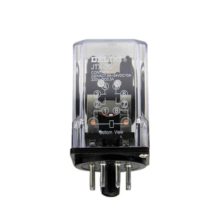 JTX 8圆脚DC24V AC220V 11脚 德力西中间继电器JTX AC380