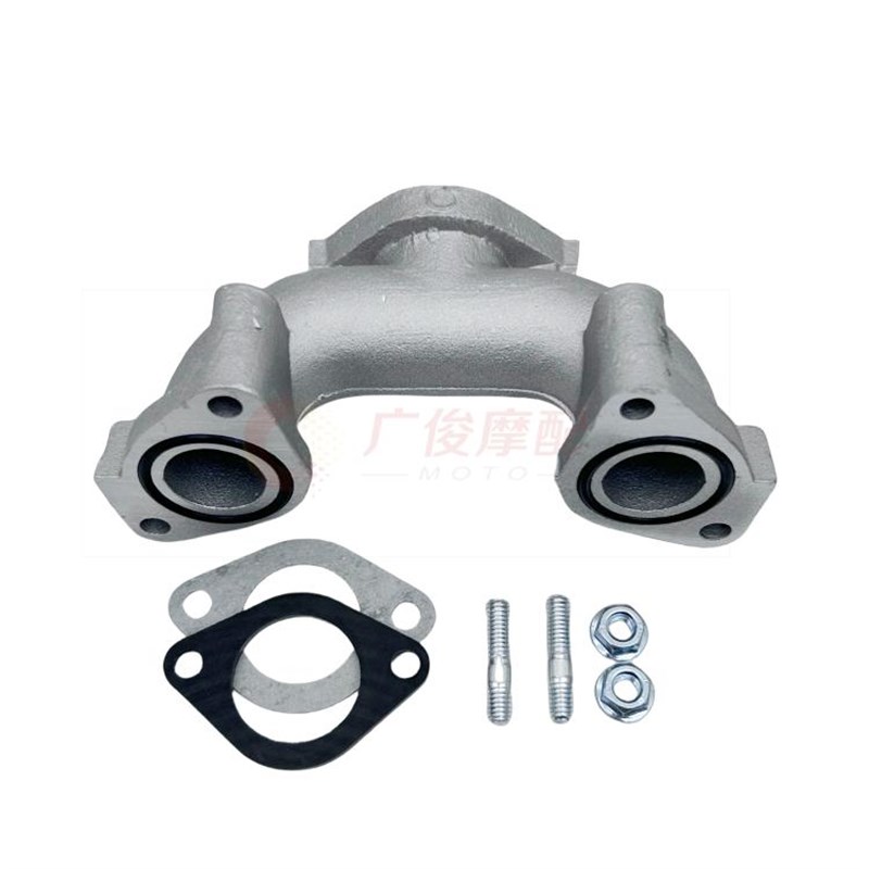 适用摩托车CBT CM125 250大地鹰王双缸双化改装单接口化油器接头