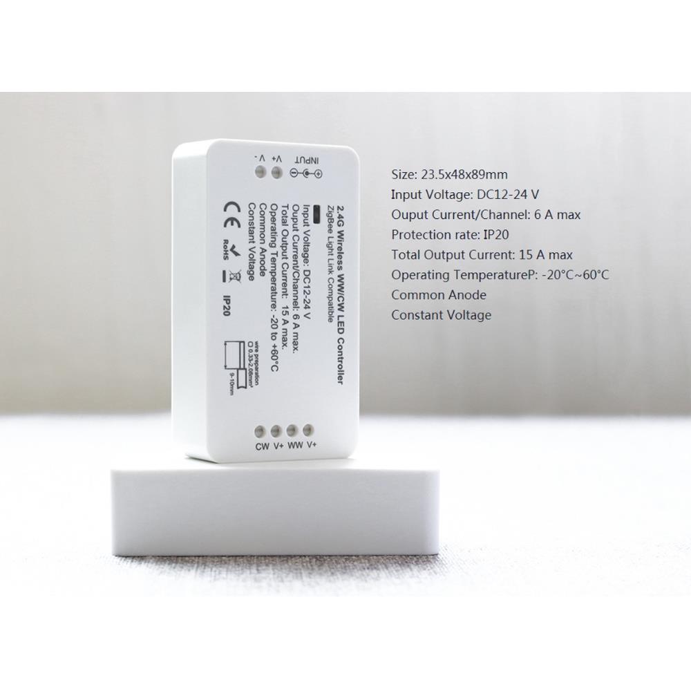 RGBW RGB ZIGBEE 灯带控制器 HUE APP控制器 亚马逊音箱连接