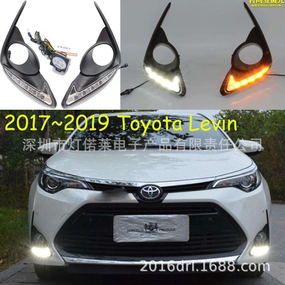 2017~2019雷凌日行灯雷菱LED雾灯雷棱前照灯Levin daytime light