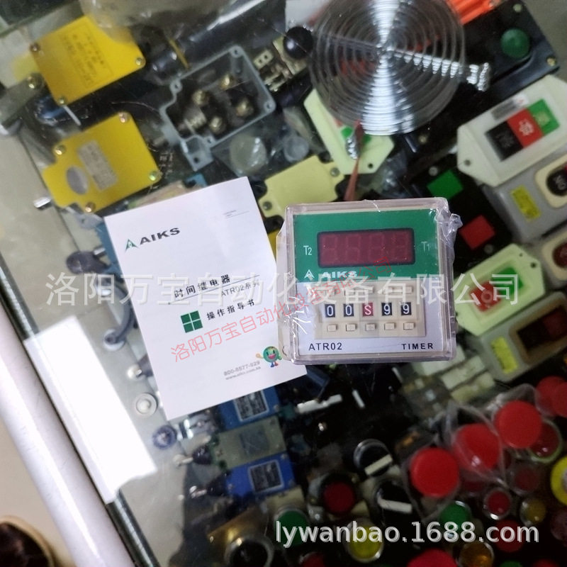 原装AIKS爱克斯时间继电器ATR02-B2电压DC24V/(DH48S-2Z)8脚