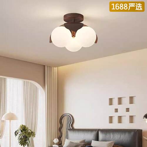 【严选】中古风主灯儿童房LED吸顶灯高级感法式复古房间餐厅灯具