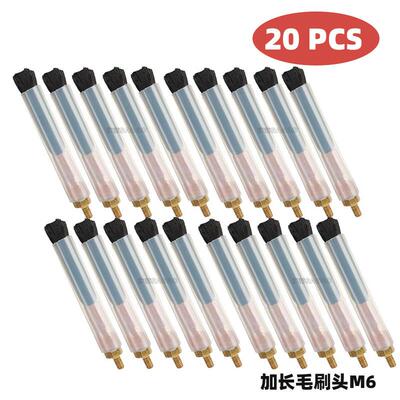 跨境新品毛刷头焊道处理机M6/8/10毛刷头不锈钢焊斑清洗刷头20PCS