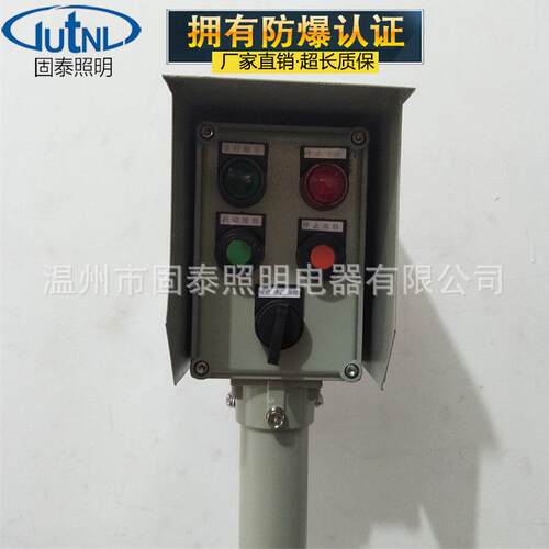 LBZ-A2D2K1 排污泵现场防水防尘防爆操作柱 立式 户外带防雨罩