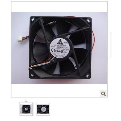 散热风扇 台达 DELTA 9025 AFB0924VH 24V 0.4A 4线双滚珠工业变