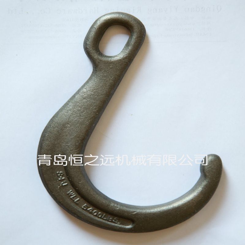 J型直柄宽嘴大开口吊钩