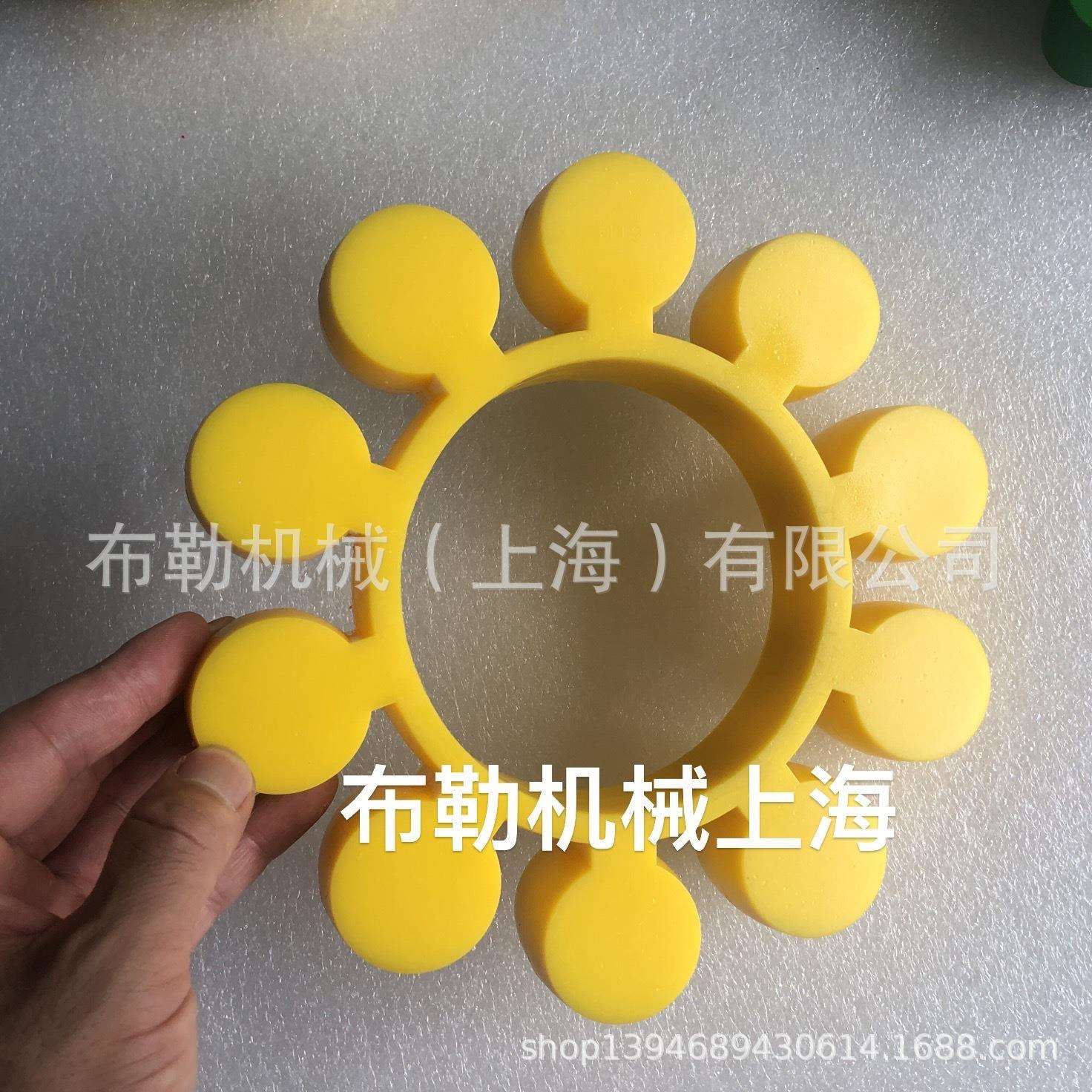 10角梅花型联轴器弹性体内径115外径225聚氨酯减震胶圈MT9缓冲垫