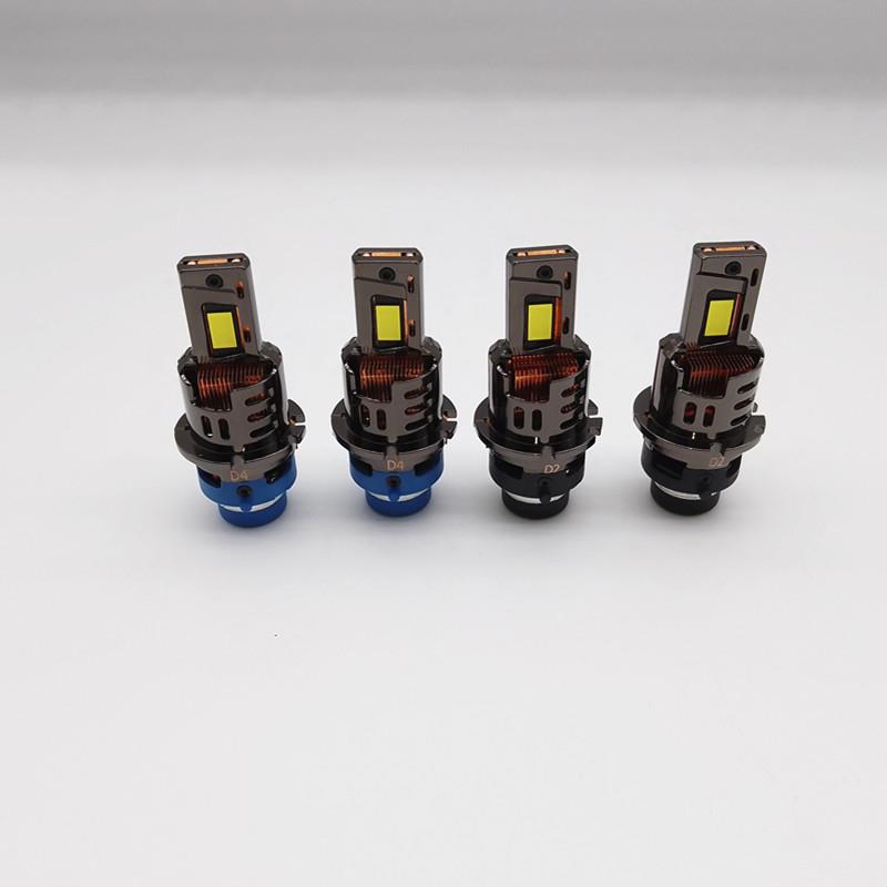 汽车LED大灯直插式D2S D4S LED灯泡替换原装氙气灯泡30芯灯珠