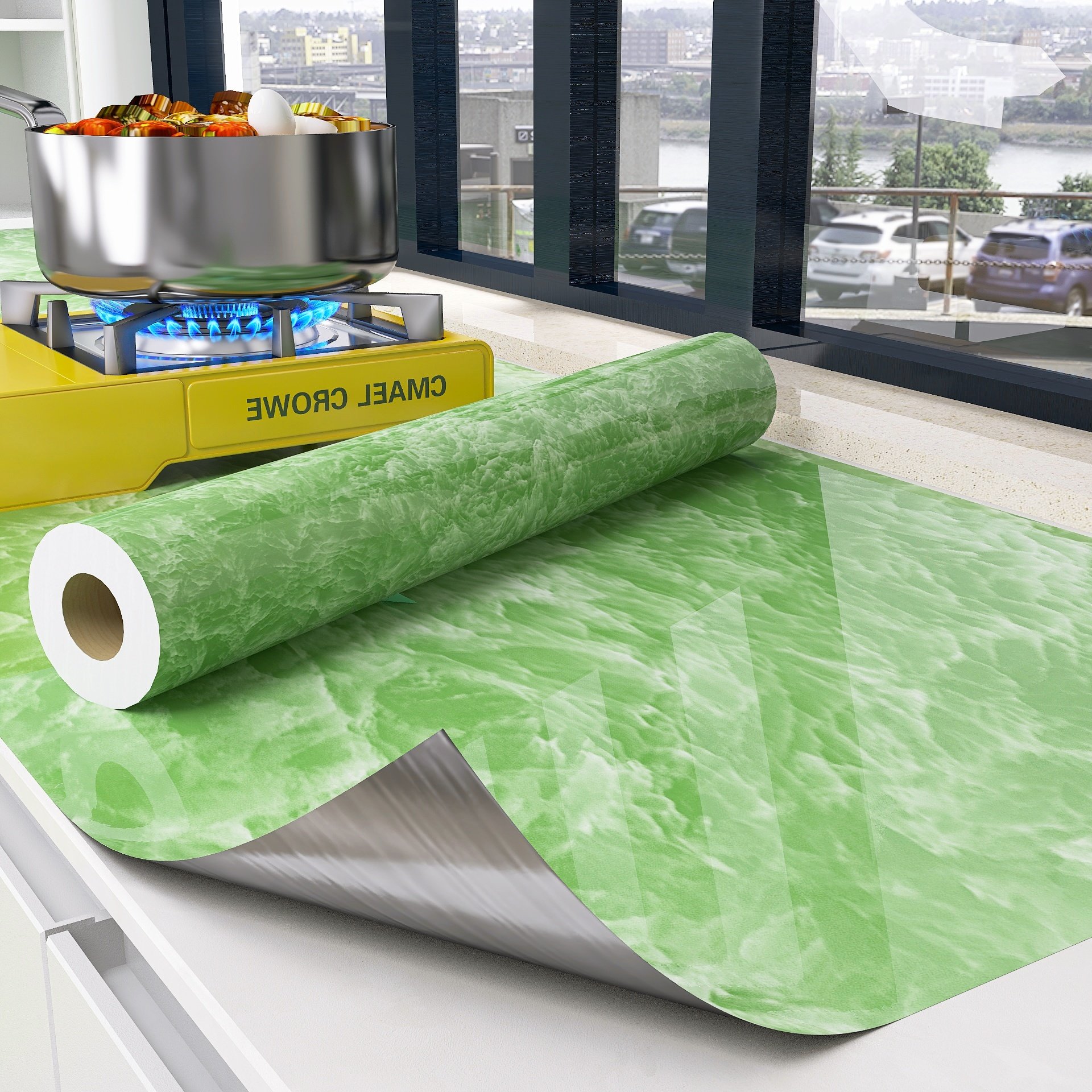 加厚厨房防油贴纸防火耐高温墙贴防水防潮墙纸自粘台面柜子铝箔贴,家居饰品,软装墙贴,淘宝优惠券,粉丝福利购,淘宝优惠卷