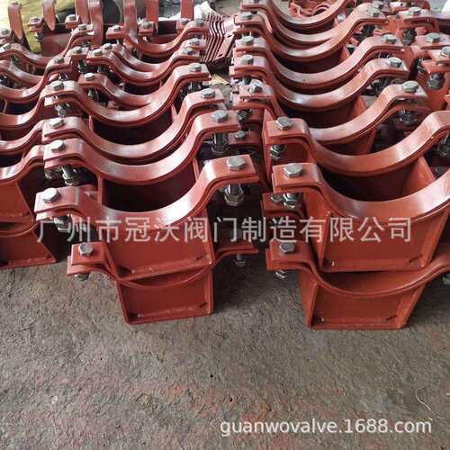 A2标准型双螺栓管夹 管道支架管卡三孔基准型抱箍 不锈钢管夹管箍