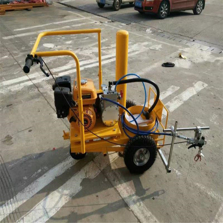 油柏马路划线机城市人形道路划线机冷喷式油漆划线车