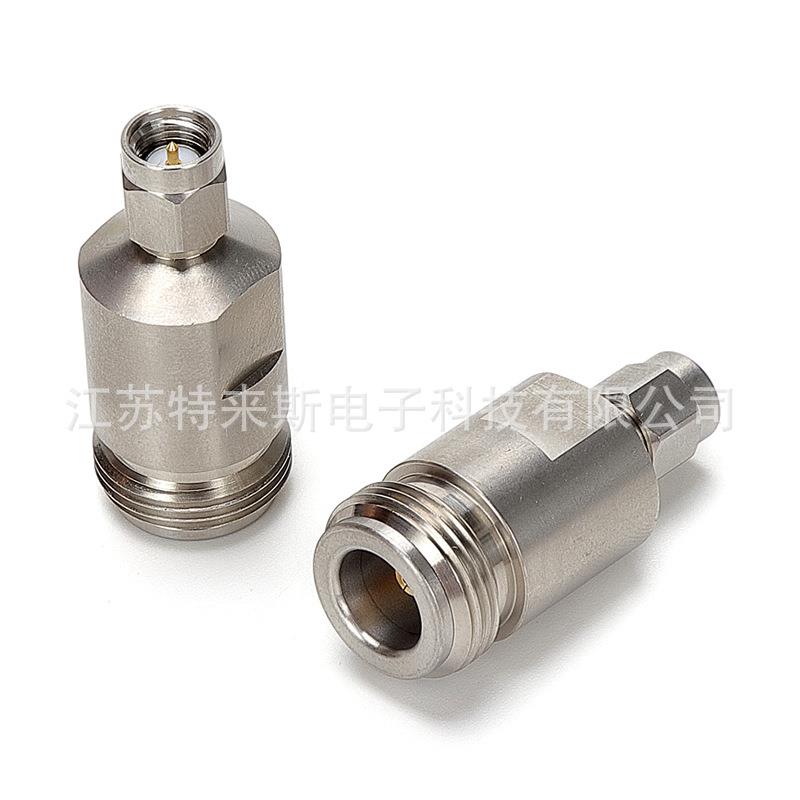 N母转SMA公 不锈钢钝化 18G 驻波比可达1.2 高频转换器