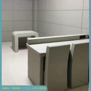 厂家定制谈话室软包桌椅墙面软包谈话桌椅阻燃防撞软包桌椅