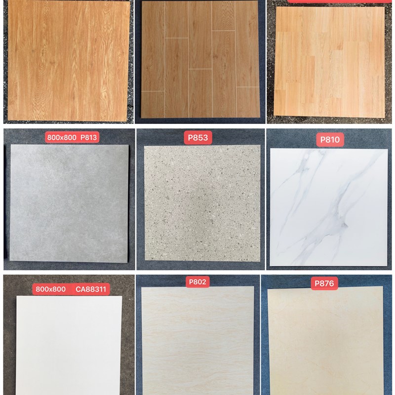 北欧暖灰b色系仿古砖800X800瓷砖防滑地砖木纹砖哑光水泥砖地板砖