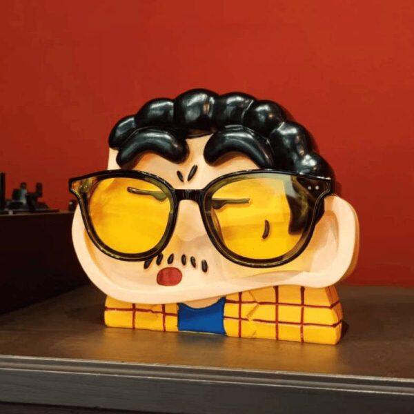 创意陈列橱窗礼物眼镜搞怪收纳子装饰品摆件店眼镜桌面眼镜架支架