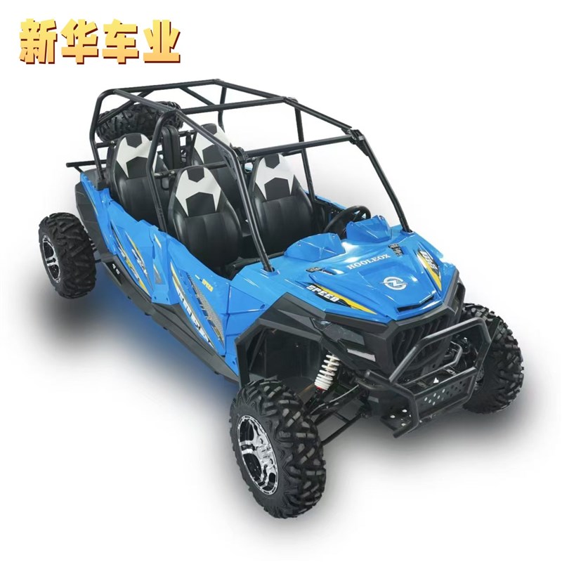 沙滩汽油UTV四驱800cc越野车丛林穿越沙漠沙滩车双排4座ATV摩托车