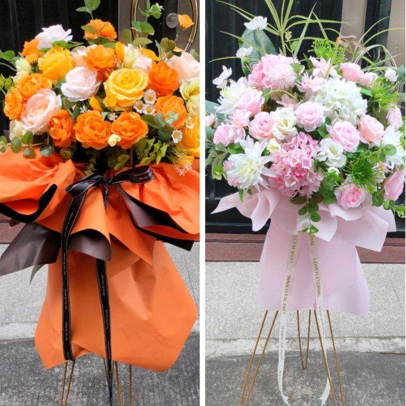 开业花篮仿真花假花塑料花开工庆典绢花店铺门口开张节日活动商务