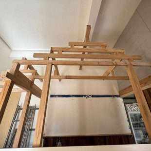 老榆木木方 实木木方方料木柱子原木方子装修用板材 民宿定制木方