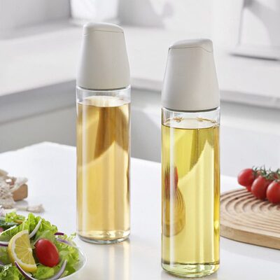 酱油合开厨房大容量壶玻璃油壶油油罐不家用自动调味料瓶防漏挂醋