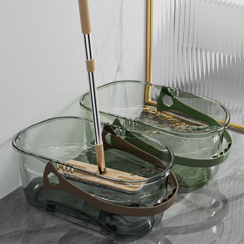 洗拖把桶长方形加大号p平板拖布桶单桶拖地提桶塑料方桶家用墩布